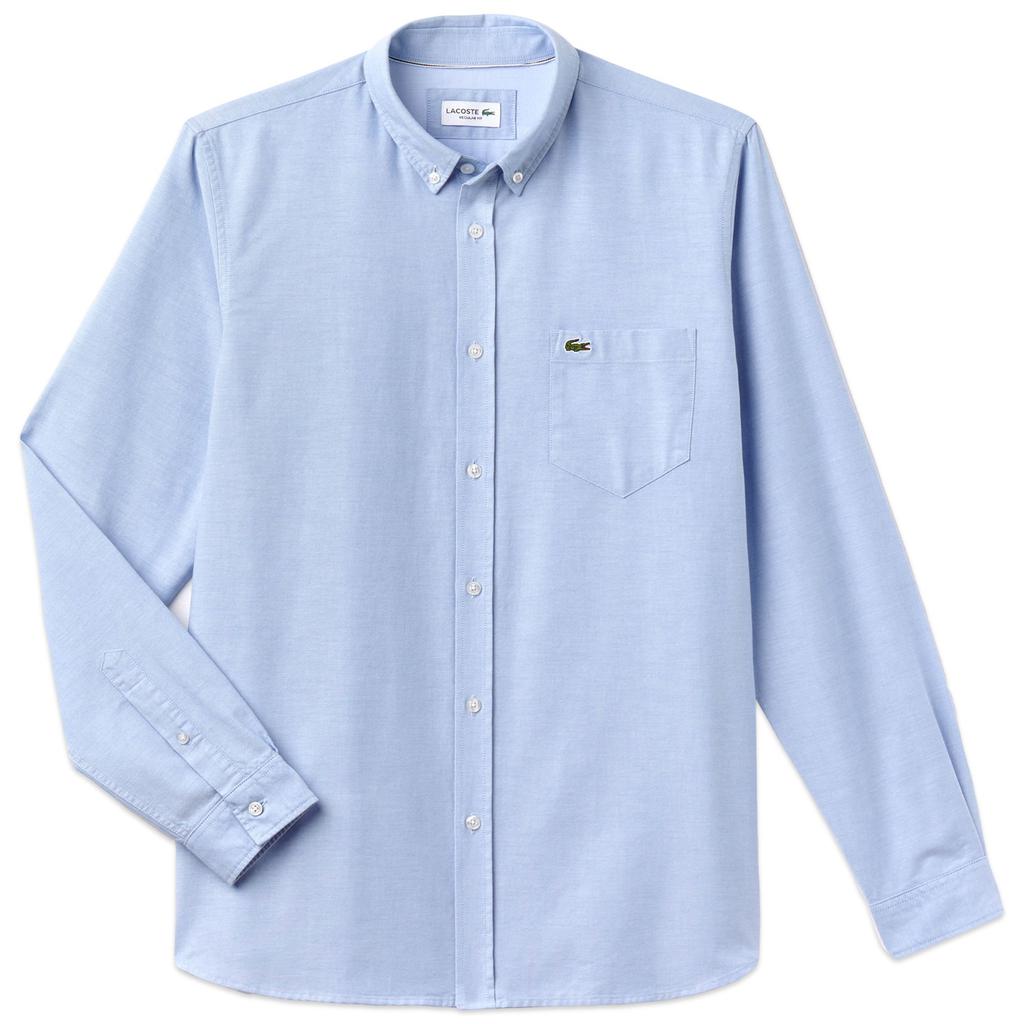 Lacoste Long Sleeve Oxford Shirt CH4976 - Sky商品第1张图片规格展示