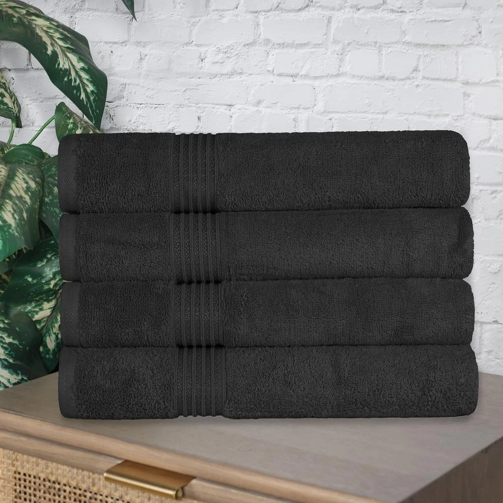 Classic Cotton Absorbent and Quick-Drying 4-Piece Bath Towel Set 商品