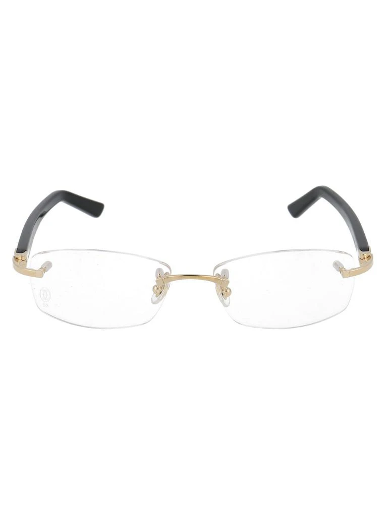 商品Cartier|Cartier Rimless Rectangular Frame Glasses,价格¥5626,第1张图片