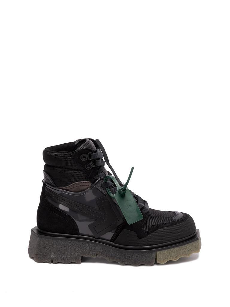 商品Off-White|Off White `Hiking` Sponge Sneaker Boots,价格¥3724,第1张图片