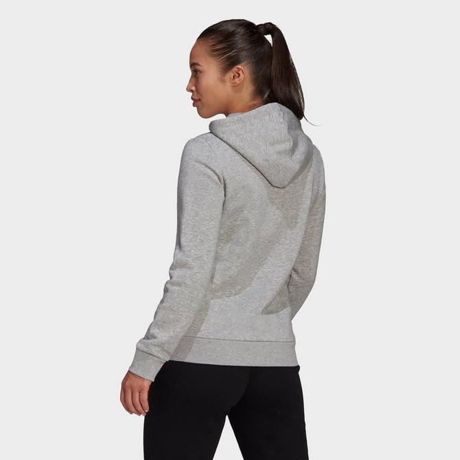 Women's adidas LOUNGEWEAR Essentials Logo Fleece Hoodie商品第2张图片规格展示