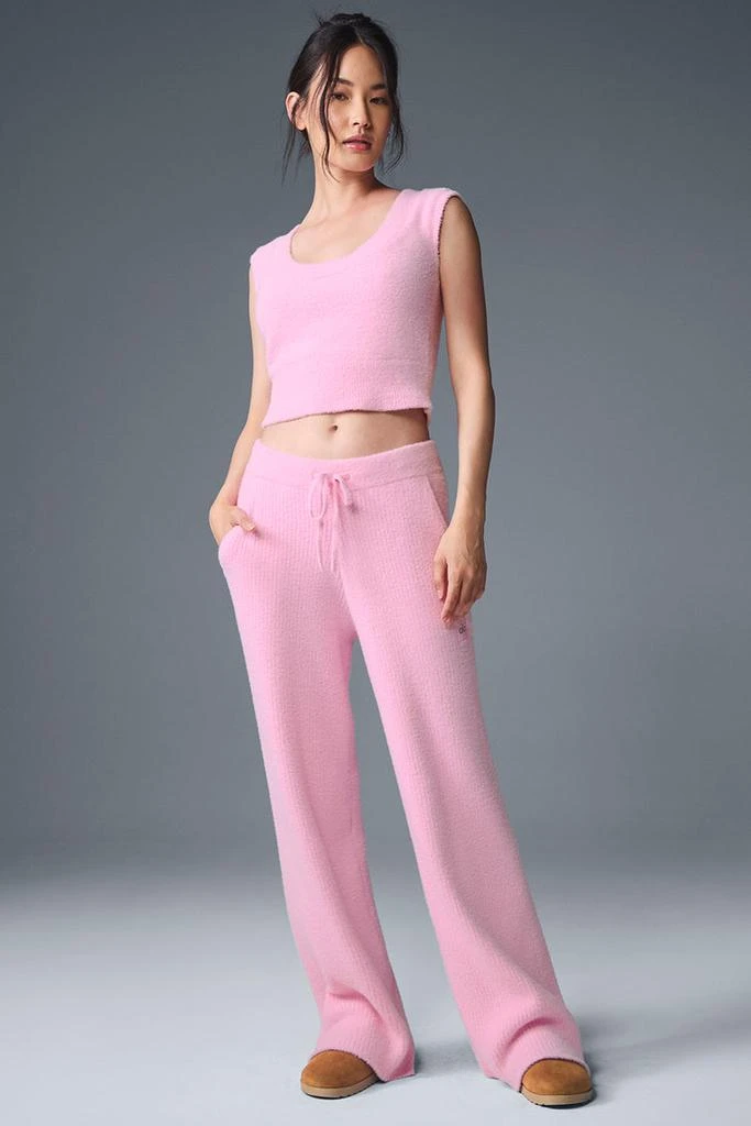 商品Alo|Snuggle Up Sweater Short Sleeve - Ivory,价格¥974,第4张图片详细描述