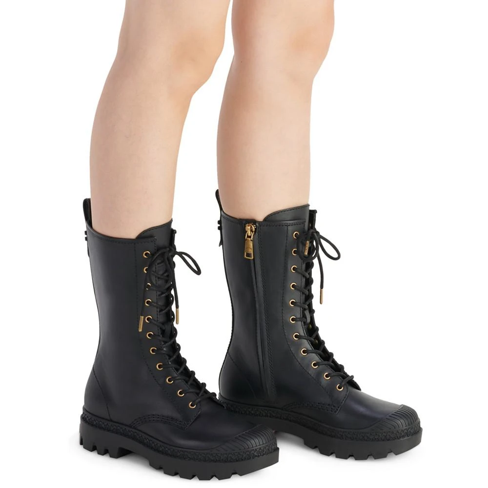 Women's Tasha Lace Up Lug Sole Tall Combat Boots 商品