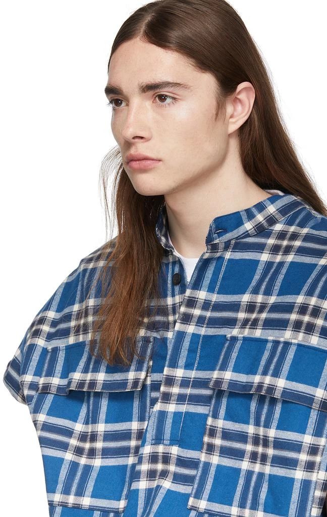 商品Fear of god|Blue Plaid Shirt,价格¥2311,第4张图片详细描述