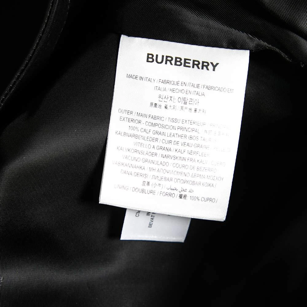 商品[二手商品] Burberry|Burberry Black Leather Step Through Pencil Skirt S,价格¥4174,第5张图片详细描述