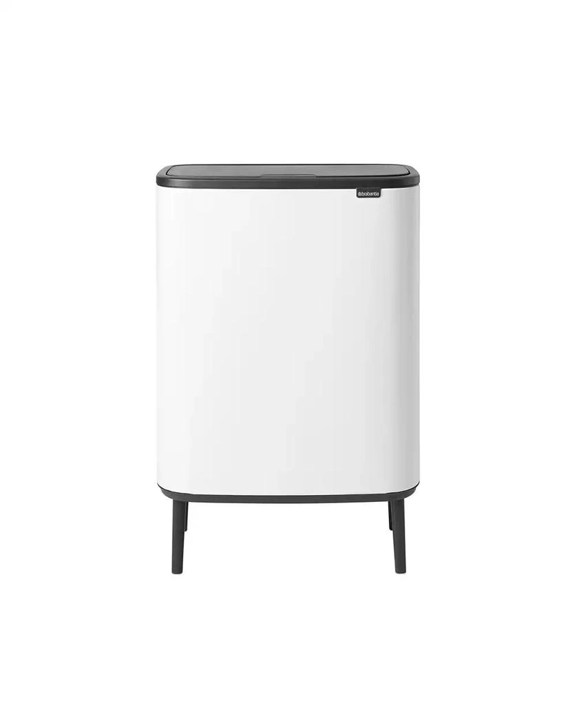 商品Brabantia|Bo Touch Top Hi Dual Compartment Trash Can, 2 x 8 Gallon, 2 x 30 Liter,价格¥1968,第1张图片