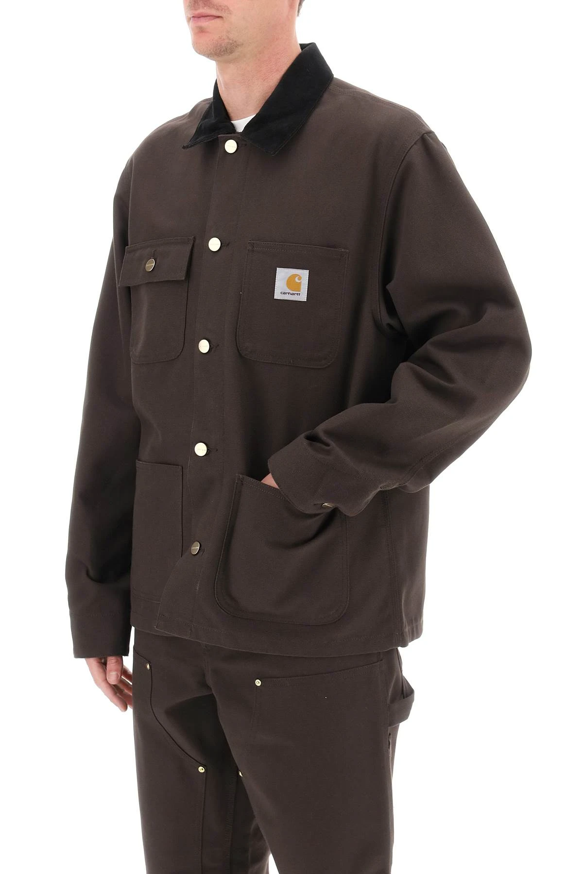 商品【预售7天】 Carhartt WIP|Carhartt WIP 男士夹克 I0315191YL01 棕色,价格¥958,第5张图片详细描述