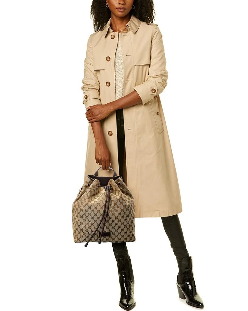 商品Gucci|Gucci GG Canvas & Leather Backpack,价格¥9287,第4张图片详细描述