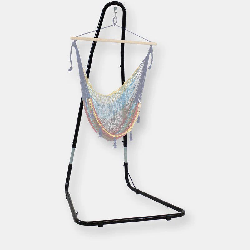 商品Sunnydaze Decor|Adjustable Stand for Hanging Hammock Chair Heavy Duty Steel 93" Outdoor,价格¥890,第1张图片