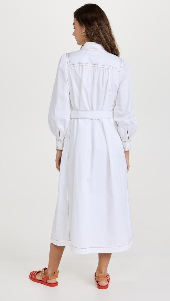 商品Tory Burch|Tory Burch 多色明线 Artist 连衣裙,价格¥2472,第5张图片详细描述