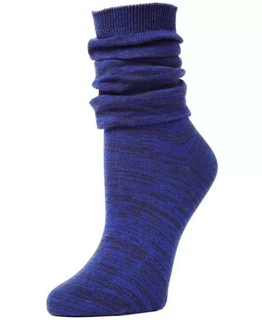 商品Memoi|Women's Flake Zag Sherpa Lined Lounge Socks,价格¥180,第1张图片详细描述