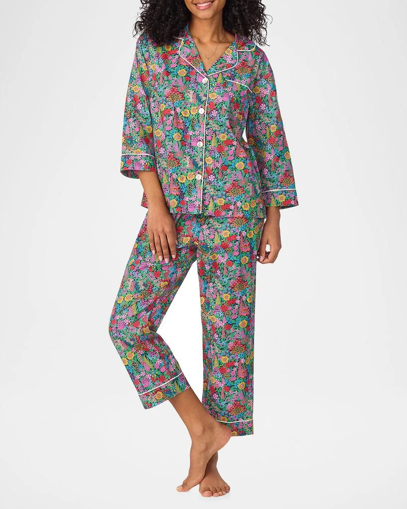 商品BedHead Pajamas|Cropped Floral-Print Tana Lawn Pajama Set,价格¥1687,第1张图片
