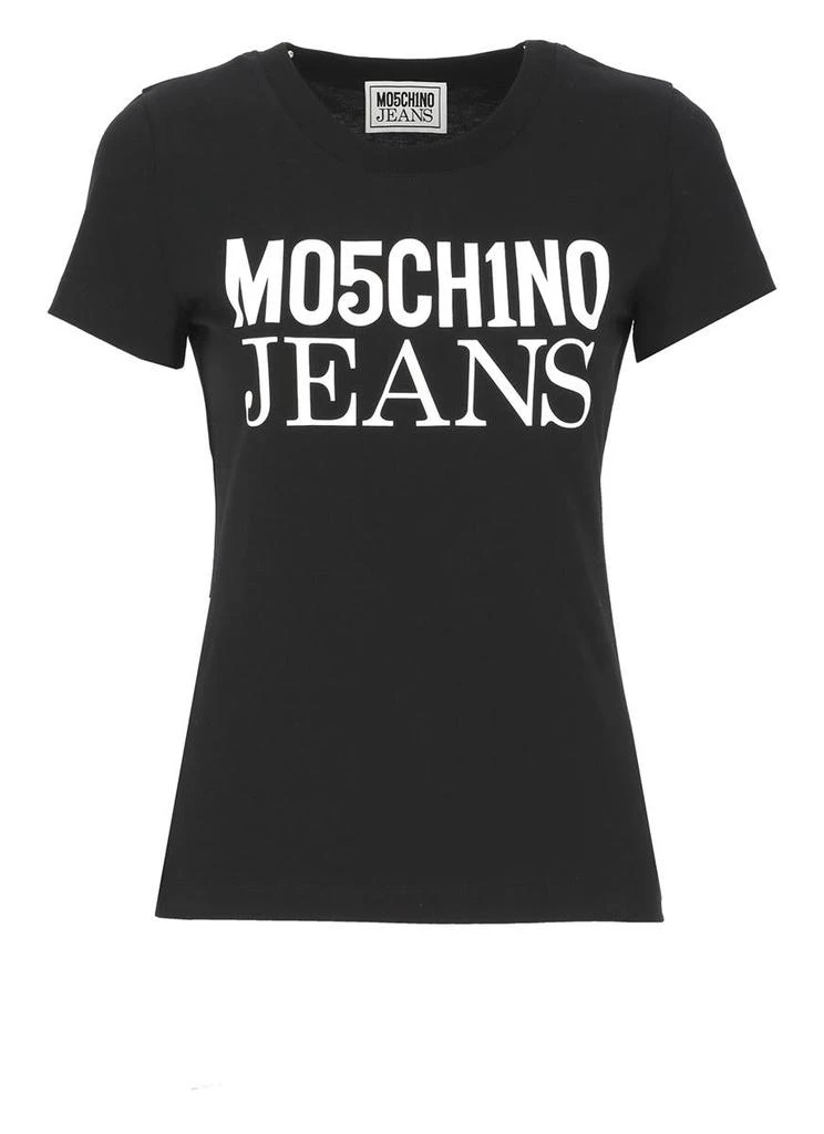 商品MOSCHINO JEANS|MOSCHINO JEANS T-shirts and Polos Black,价格¥877,第1张图片