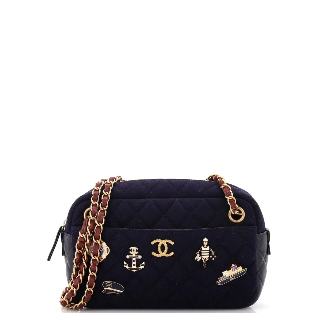 商品[二手商品] Chanel|Paris-Hamburg Charms Camera Bag Quilted Wool and Lambskin Small,价格¥23089,第1张图片