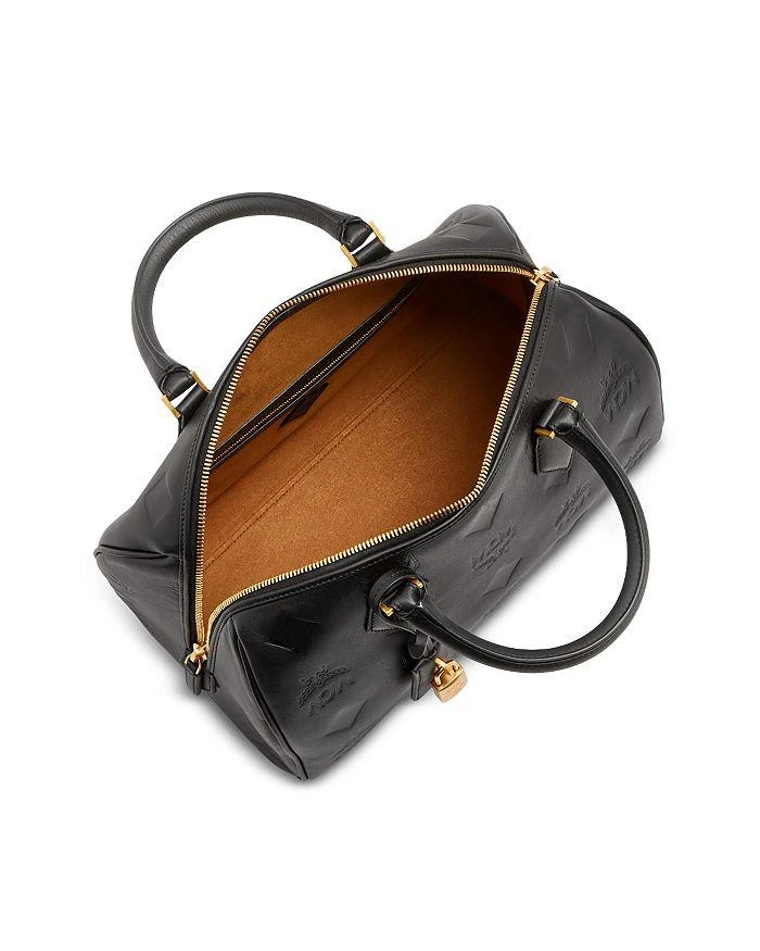 商品MCM|MCM Ella Maxi Monogram Leather Boston Shoulder Bag,价格¥7252,第3张图片详细描述