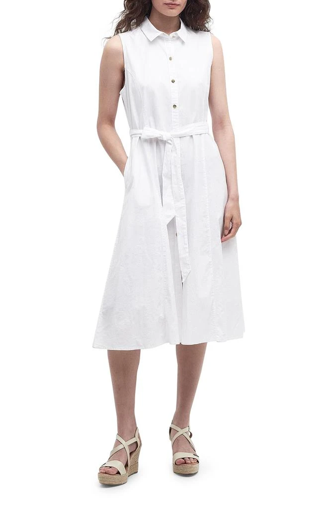 商品Barbour|Reil Sleeveless Stretch Cotton Shirtdress,价格¥517,第1张图片
