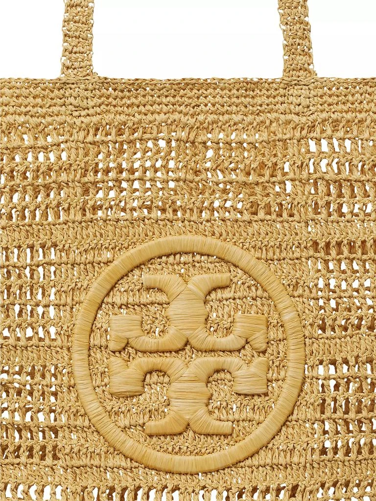 商品Tory Burch|Ella Raffia Crochet Floral Tote,价格¥2240,第5张图片详细描述