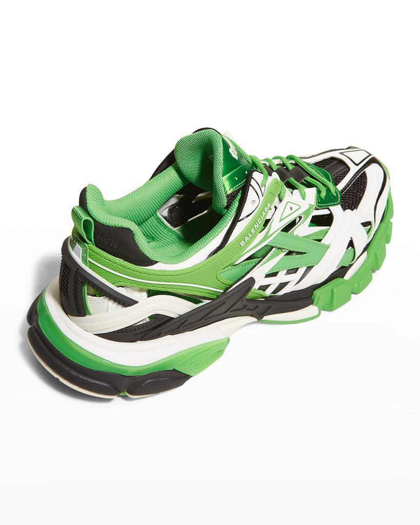 商品Balenciaga|Men's Track 2 Metallic Caged Trainer Sneakers,价格¥3092,第5张图片详细描述