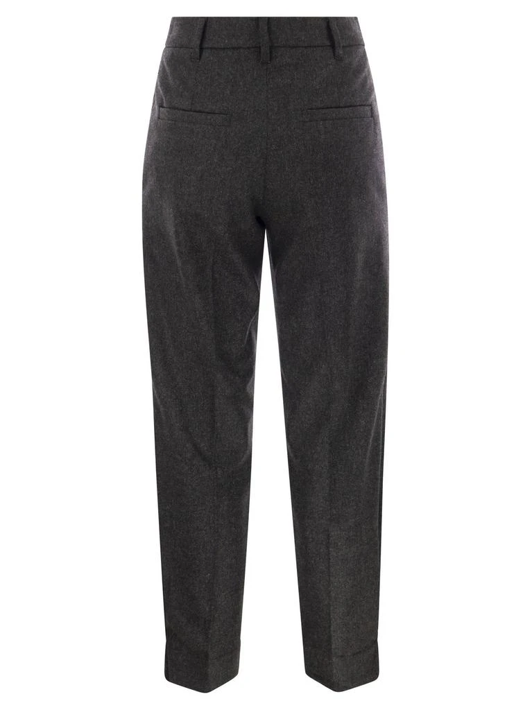 商品Brunello Cucinelli|Brunello Cucinelli Pleated Tailored Pants,价格¥6921-¥9228,第2张图片详细描述