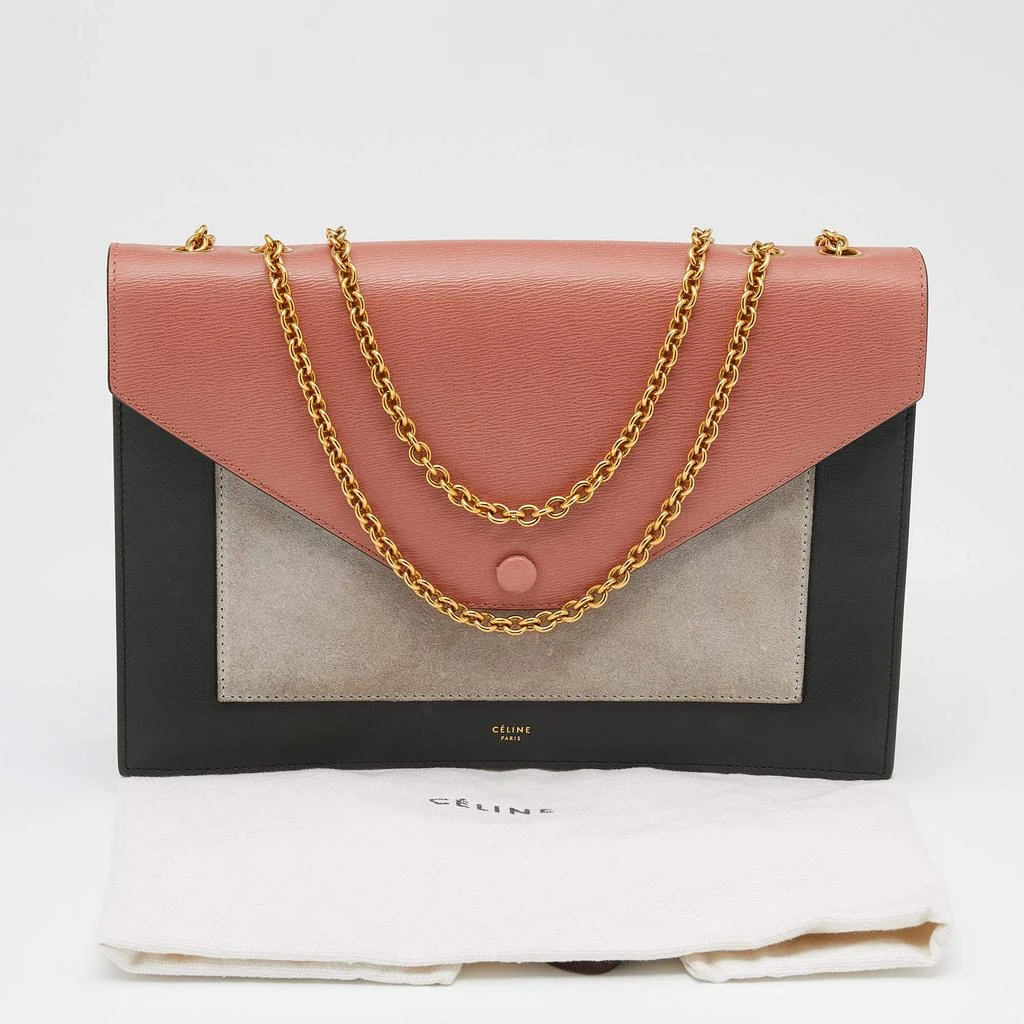 Celine Multicolor Leather And Suede Envelope Shoulder Bag 商品