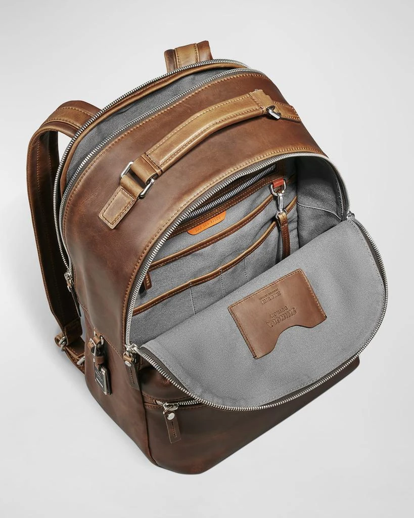 商品Shinola|Men's Runwell Leather Backpack,价格¥8368,第4张图片详细描述