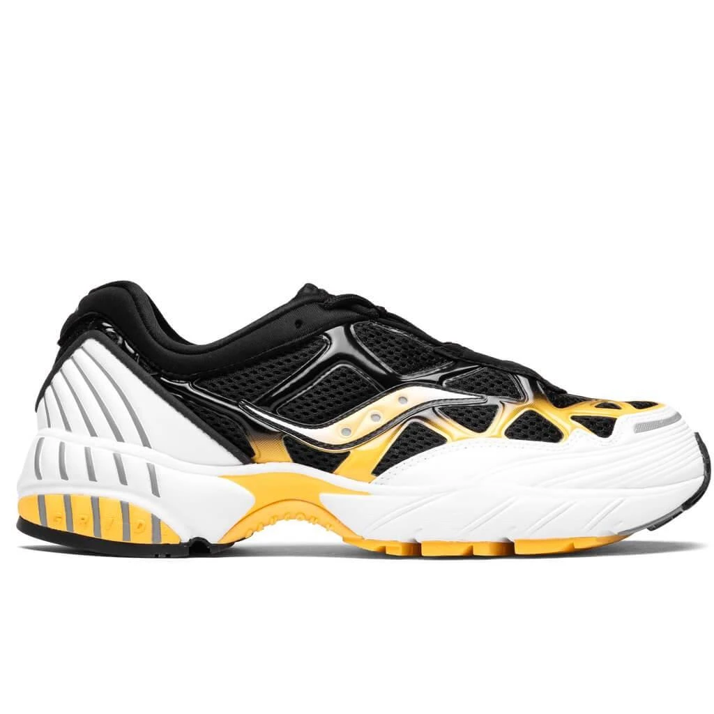 商品Saucony|Grid Web - White/Black/Yellow,价格¥704,第1张图片