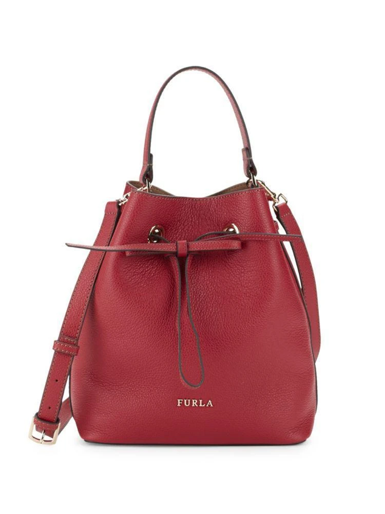商品Furla|Textured Leather Bucket Bag,价格¥1416,第1张图片