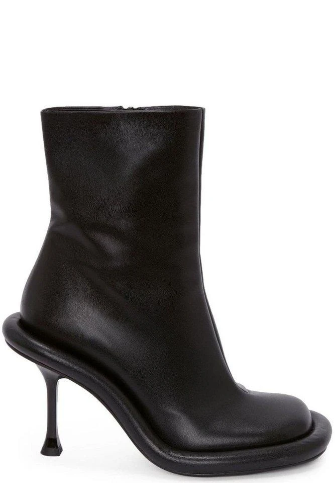 商品JW Anderson|JW Anderson Bumper Square Toe Ankle Boots,价格¥4206,第1张图片