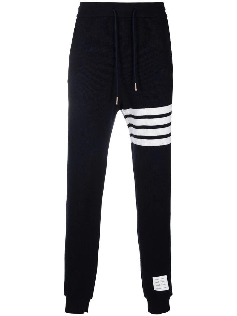 商品Thom Browne|Thom Browne Waffle Knit Cashmere Track Pants,价格¥16701,第1张图片