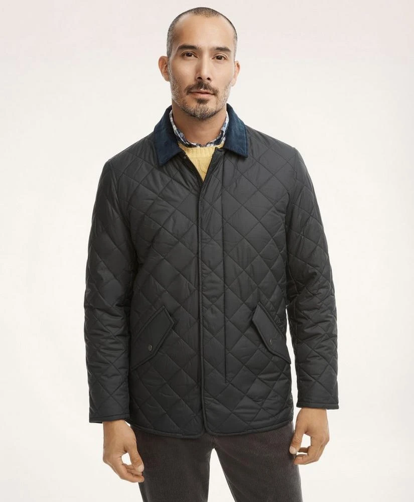 商品Brooks Brothers|Paddock Diamond Quilted Coat,价格¥2478,第2张图片详细描述