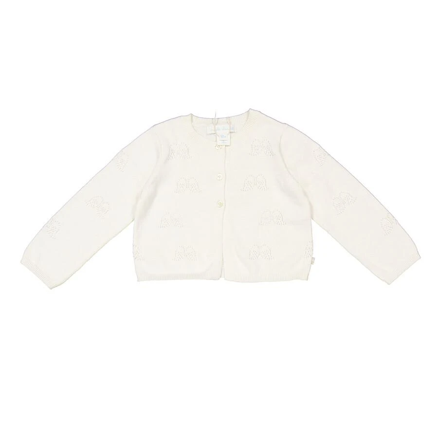 商品Marie Chantal|Infant Pointelle Angel Wing Cardigan,价格¥110,第1张图片
