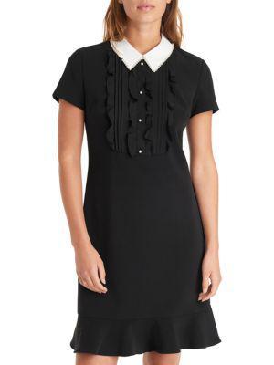 商品Karl Lagerfeld Paris|Ruffled Sheath Dress,价格¥446,第5张图片详细描述