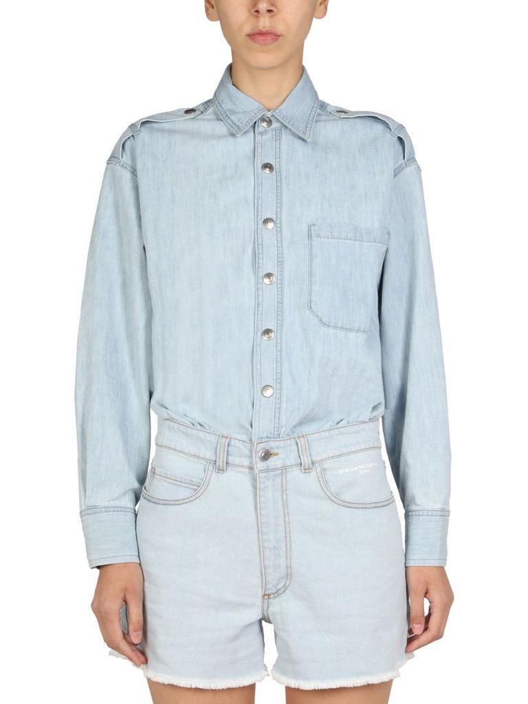 商品Stella McCartney|Stella Mccartney Womens Blue Jumpsuit,价格¥5165,第1张图片