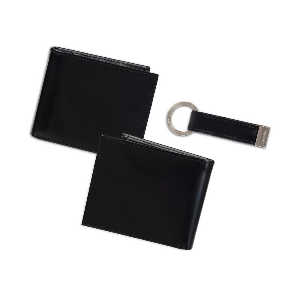 商品Calvin Klein|Men's RFID Passcase Wallet & Key Fob Set,价格¥411,第3张图片详细描述