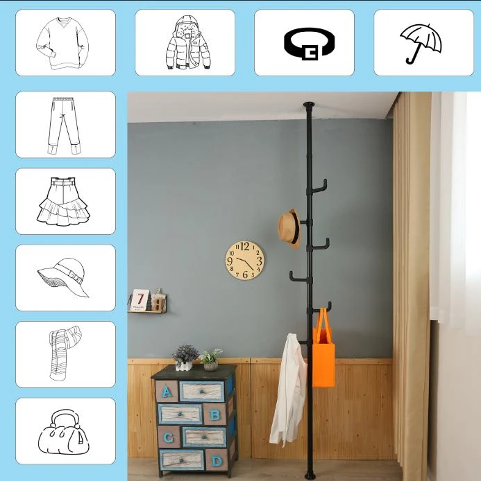 商品Simplie Fun|Simplie Fun Adjustable Clothes Drying Rack with Tension Rod,价格¥684,第2张图片详细描述