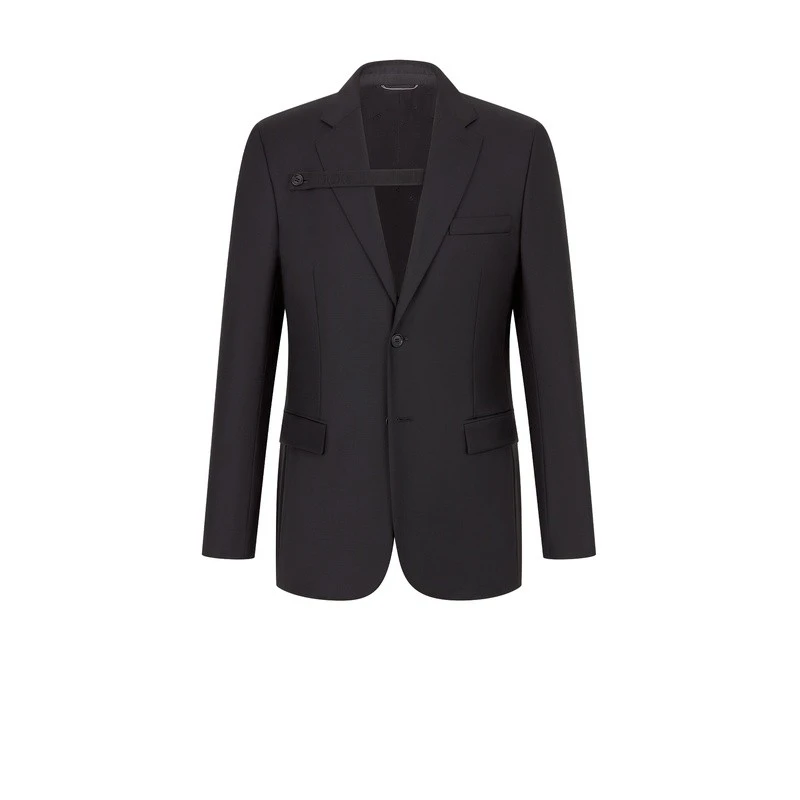 商品Dior|Dior 迪奥 男士黑色羊毛西服,价格¥17434,第1张图片