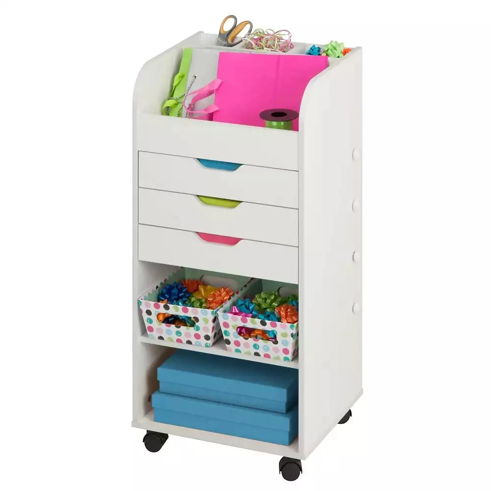 商品Honey Can Do|Rolling Craft Cart with Drawers,价格¥1523,第2张图片详细描述
