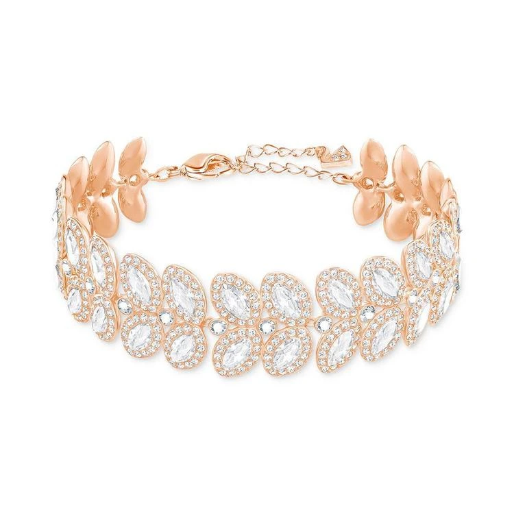 商品Swarovski|Rose Gold-Tone Crystal & Pavé Link Bracelet,价格¥1882,第1张图片