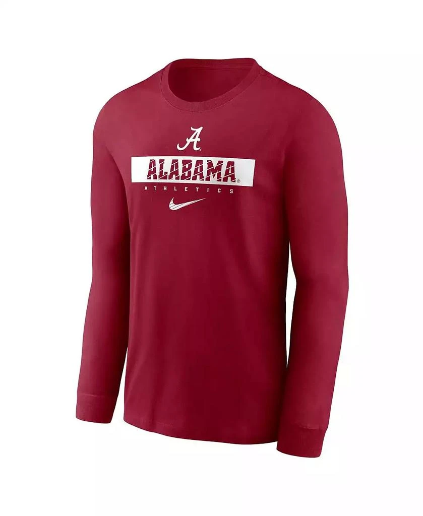 商品NIKE|Men's Alabama Crimson Tide 2024 Sideline Legend Performance Long Sleeve T-Shirt,价格¥247,第2张图片详细描述