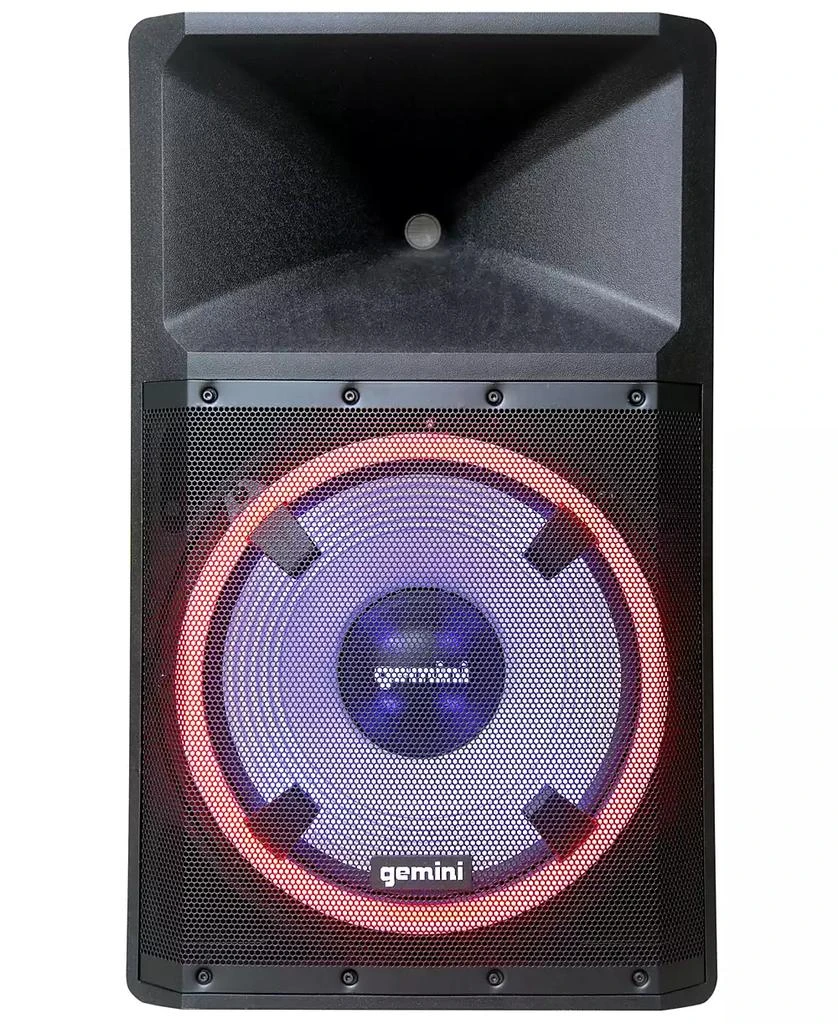 商品Gemini|Active 15" LED Portable Bluetooth Speaker with Stand and Mic, Set of 3,价格¥2604,第2张图片详细描述