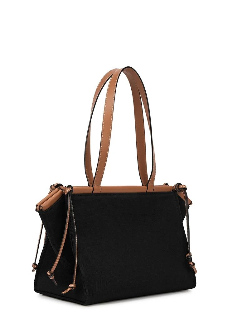 商品Loewe|Cushion small black canvas tote,价格¥8788,第2张图片详细描述