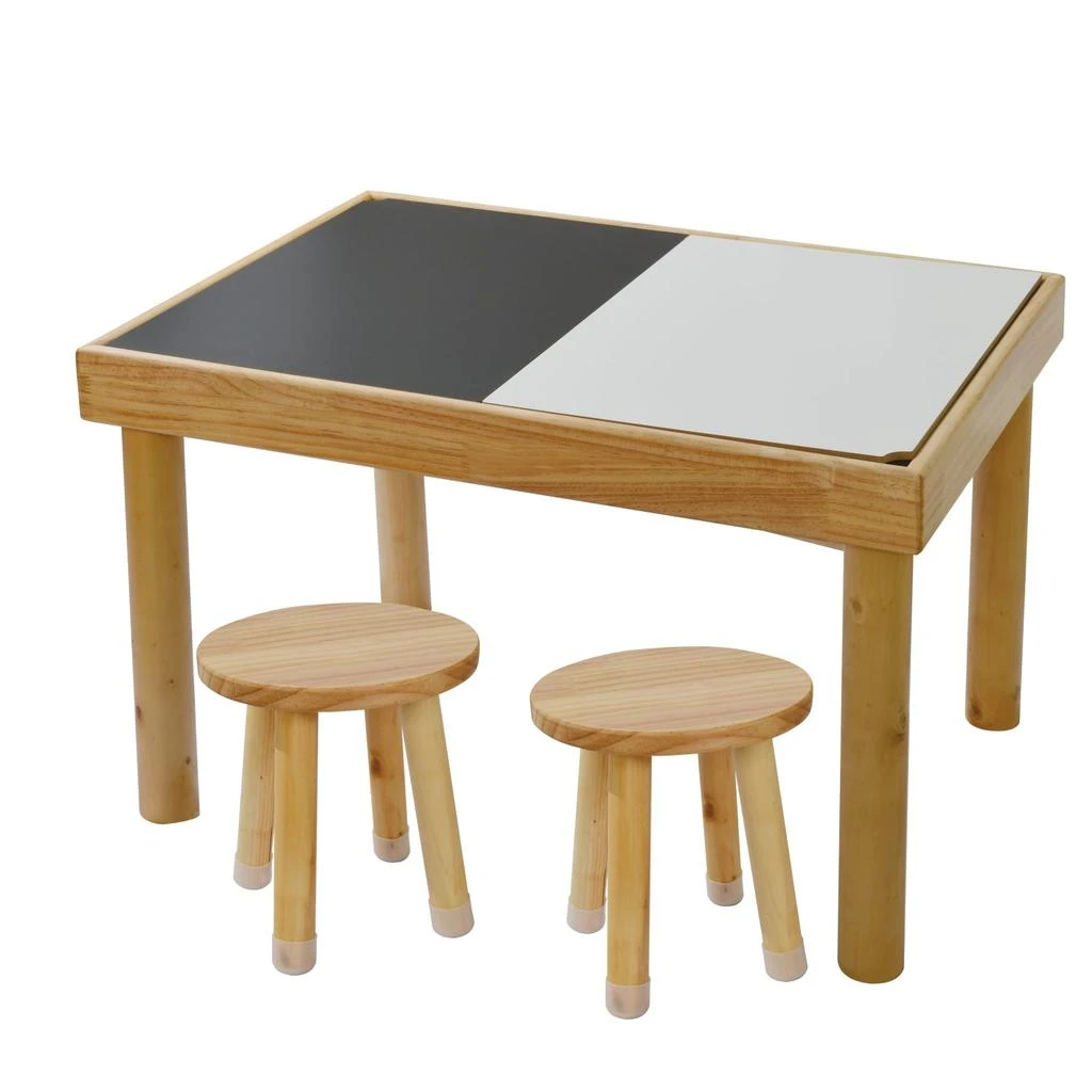 商品Streamdale Furniture|Streamdale Toddler Sensory Table with 2 Chairs - Sand & Water Play,价格¥1301,第2张图片详细描述