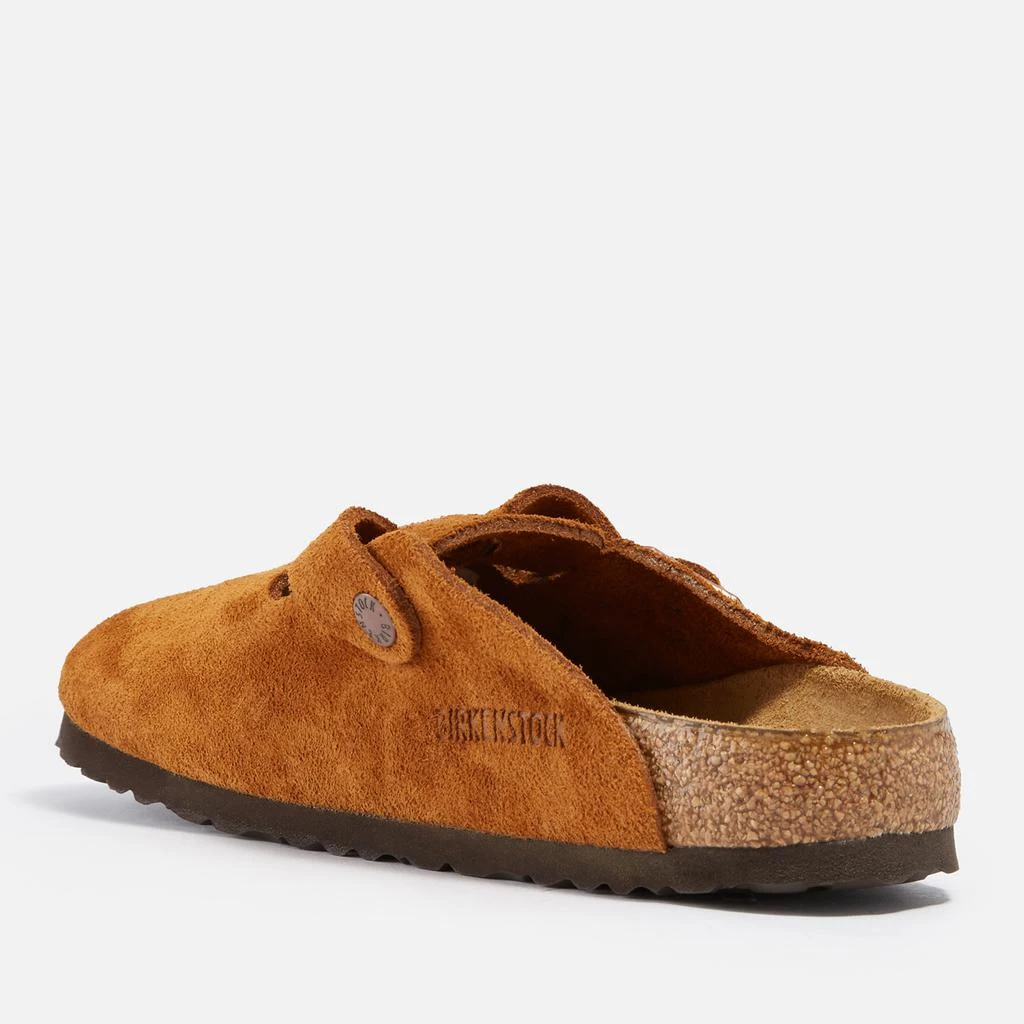 商品Birkenstock|Birkenstock Boston Slim Fit Leather Suede Mules,价格¥578,第2张图片详细描述