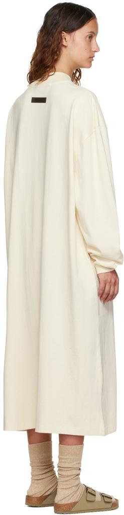 Off-White Long Sleeve Midi Dress商品第3张图片规格展示