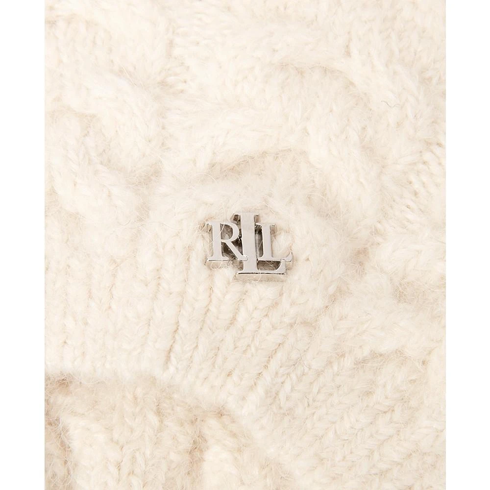 商品Ralph Lauren|Women's Fluffy Cable-Knit Beret,价格¥303,第2张图片详细描述