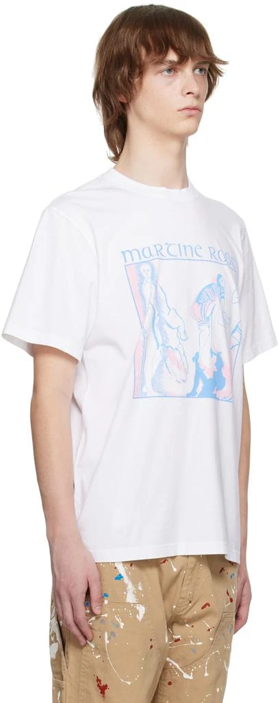 商品Martine Rose|White Graphic T-Shirt,价格¥730,第2张图片详细描述