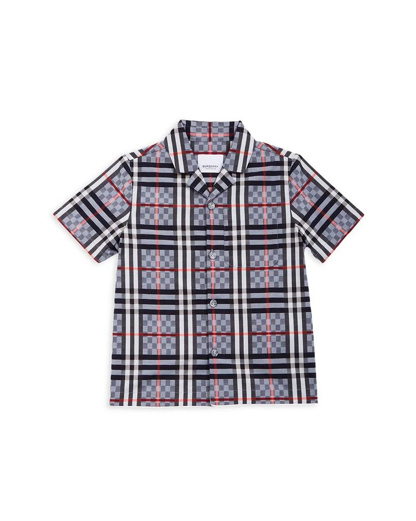 商品Burberry|Boys' Herbie Check Shirt - Little Kid, Big Kid ,价格¥2005,第1张图片详细描述