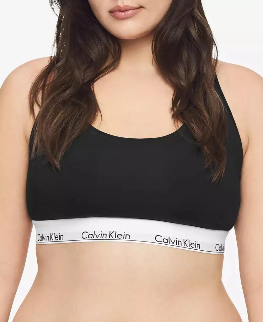 商品Calvin Klein|Plus Size Modern Cotton Unlined Bralette QF5116,价格¥154,第1张图片