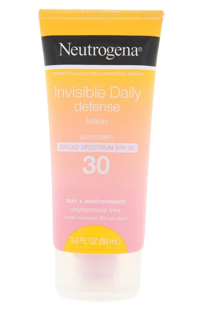 商品Neutrogena|Invisible Daily Defense SPF 30 Sunscreen Lotion,价格¥134,第1张图片