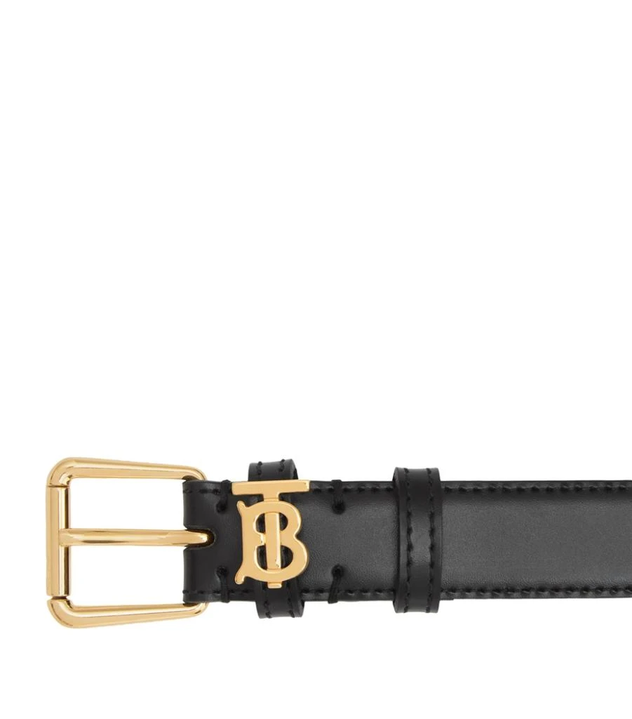 商品Burberry|Leather TB Monogram Belt,价格¥4613,第5张图片详细描述
